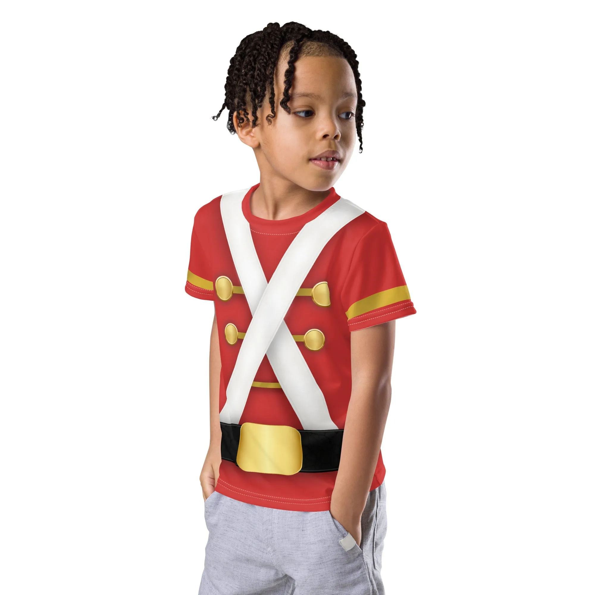 Very Merry Toy Soldier Kids crew neck t-shirt