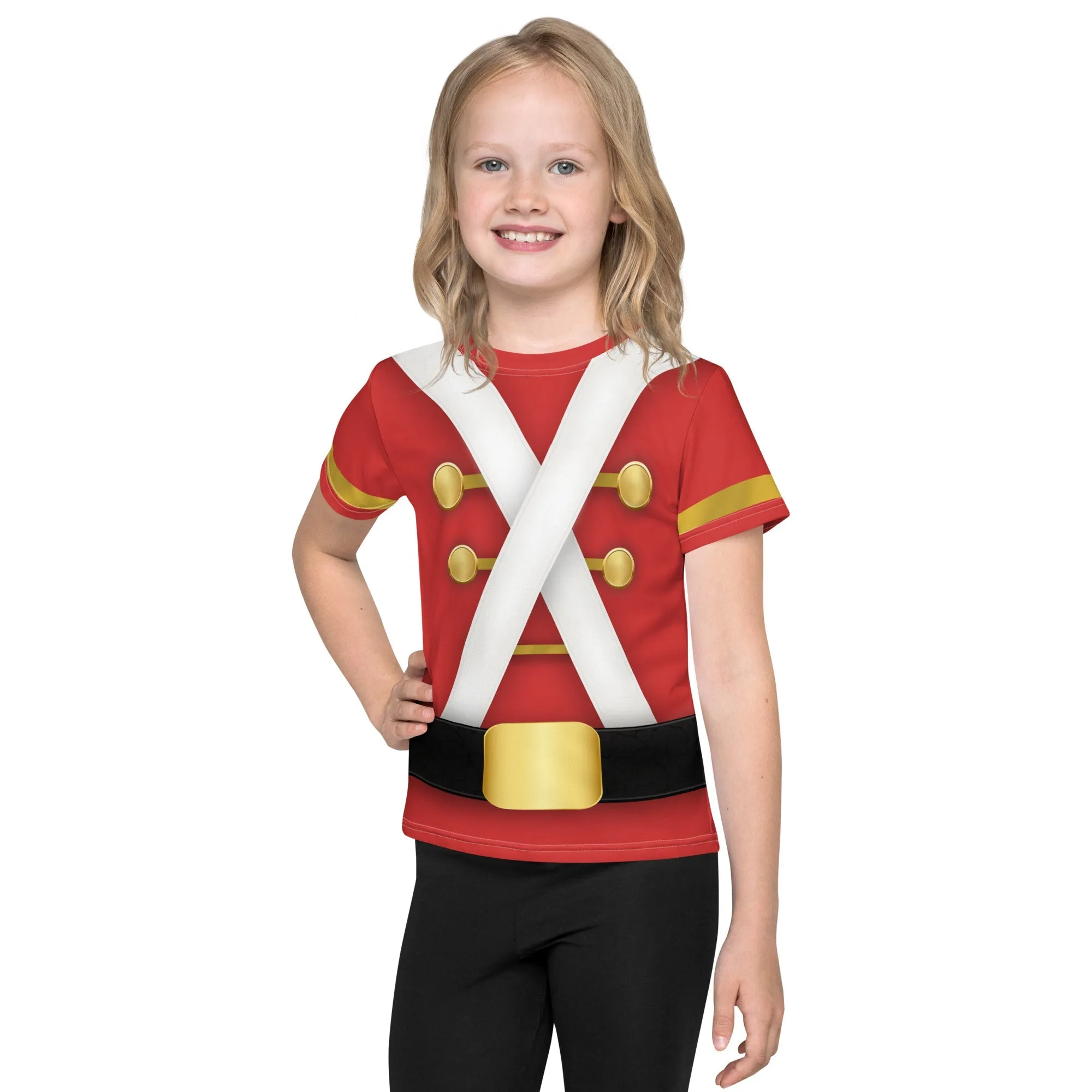 Very Merry Toy Soldier Kids crew neck t-shirt