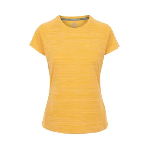 Vickland Women's Active T-Shirt in Pale Maize Marl