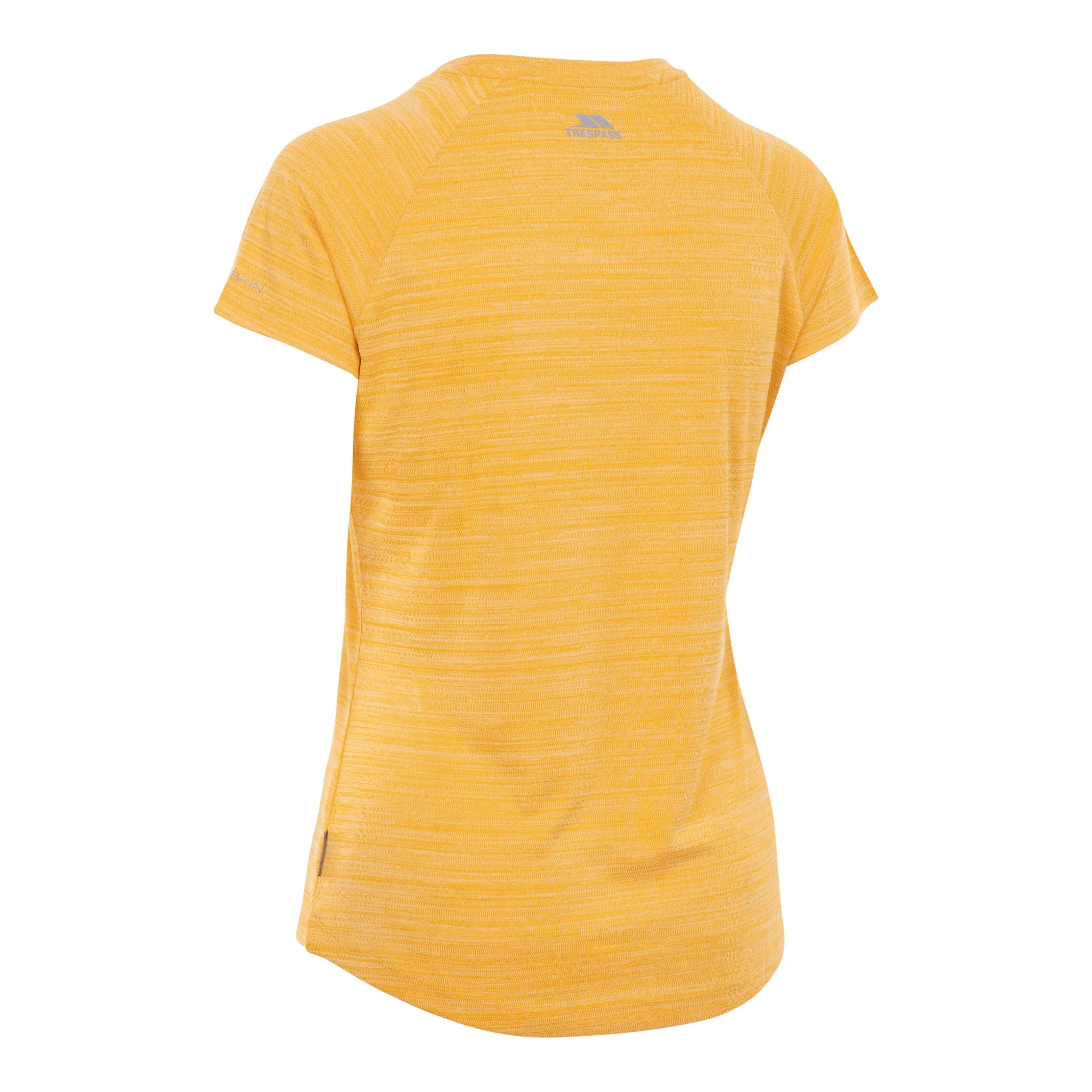 Vickland Women's Active T-Shirt in Pale Maize Marl