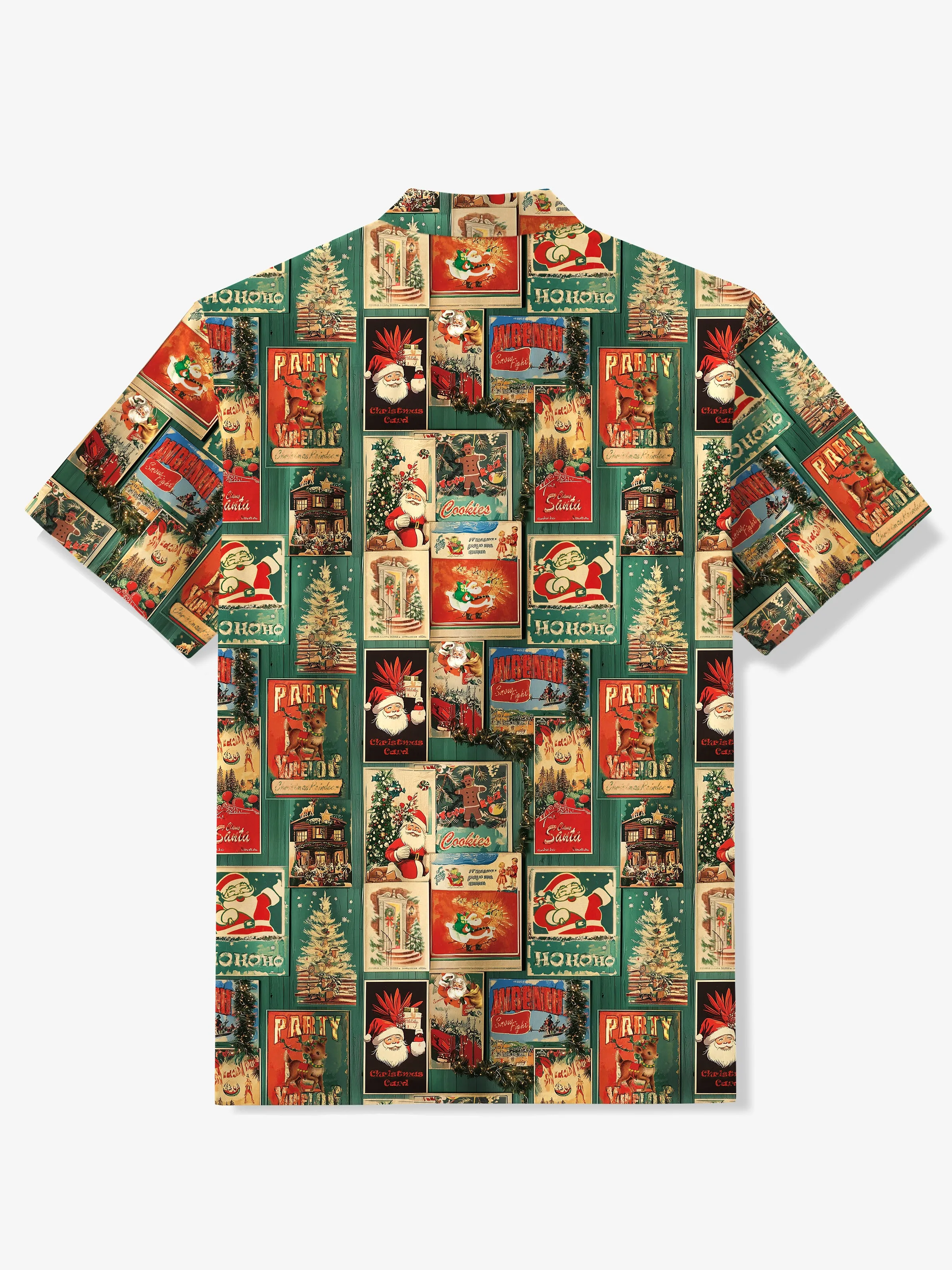 Vintage Christmas Christmas Cotton Shirt