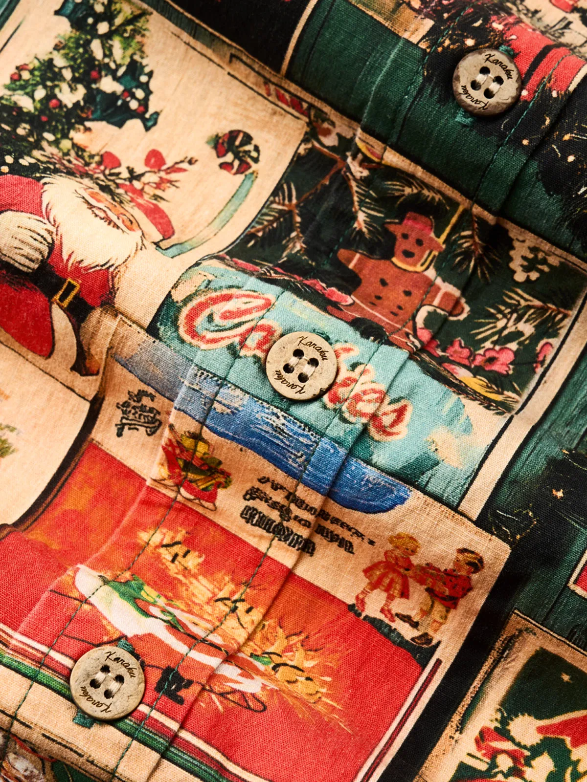 Vintage Christmas Christmas Cotton Shirt