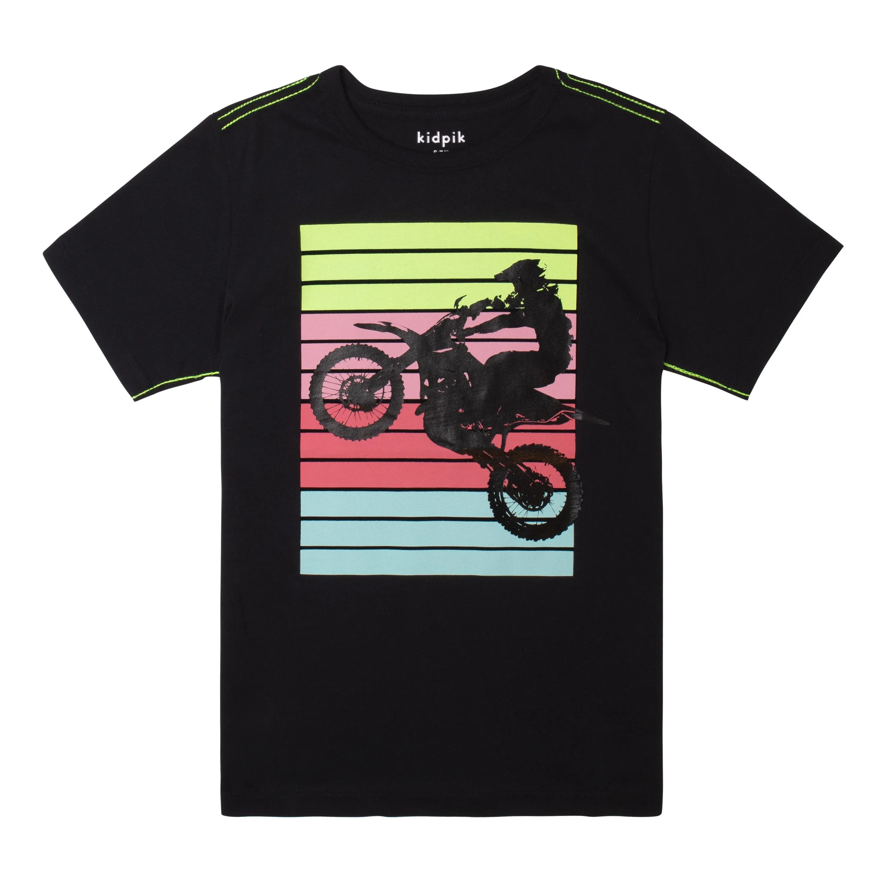 Wheelie Contrast Stitch Tee