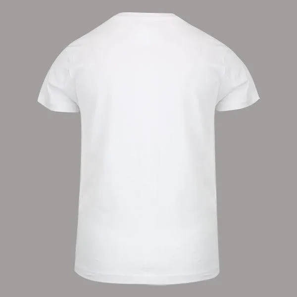 WHITE ROUND NECK PLAIN BOYS T-SHIRT