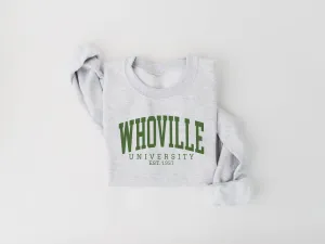 Whoville University College Crewneck Sweatshirt