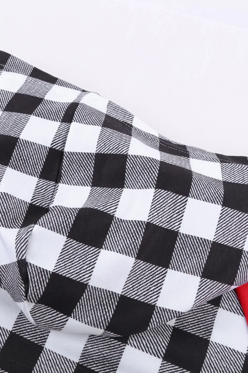 Women Christmas Tree Plaid Pattern Asymmetric Zip Hoodie Long Sleeve T-Shirt Tops