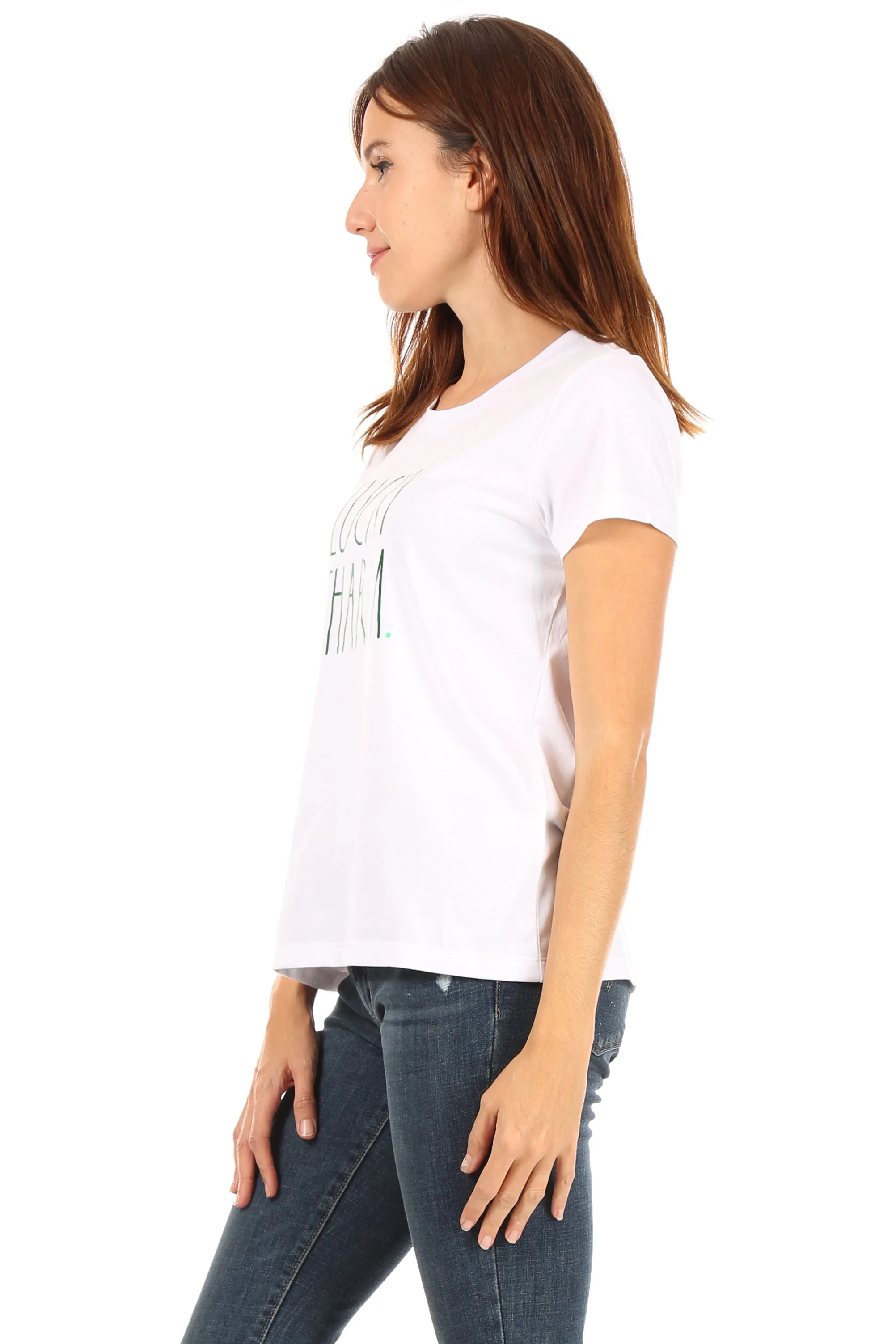 Women's "LUCKY CHARM" Short Sleeve Icon T-Shirt